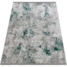 Ковер для жилой комнаты Radjab Carpet Амаль Прямоугольник 0901A (1.5x2.5, Grey/D.Green)