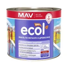 Эмаль алкидная ECOL ПФ-115 шоколадная 2 кг