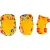 Комплект защиты Tech Team Safe Fit Kids 1.0 NN011969 (S, желтый)