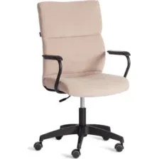Кресло офисное Tetchair Benefit флок (бежевый)