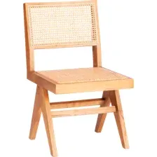 Стул Tetchair Loki дерево вяз/ротанг 51x44x86 (груша №3)