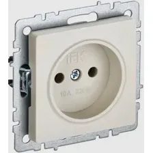 Розетка IEK Brite РС10-1-0-БрКр
