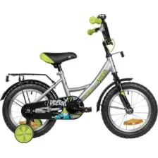 Детский велосипед Novatrack Vector 14 143VECTOR.SL5 (серебристый)