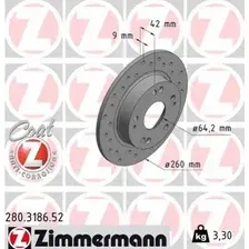 ZIMMERMANN 280.3186.52 - Тормозной диск