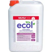 Грунтовка MAV Ecol ВД-АК-06 (10л, бесцветный)