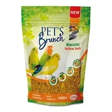 Pet's Brunch Функциональный десерт Biscotti Yellow Soft для птиц всех видов 230 г