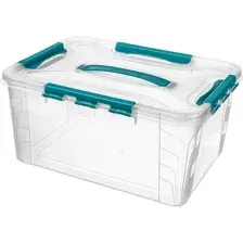 Ящик для хранения Econova Grand Box, 433200402, голубой, 15.3 л