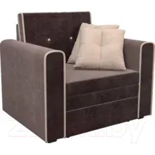 Кресло-кровать Mebel-Ars Санта (кордрой коричневый)