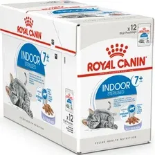 Консервированный корм для кошек Royal Canin Indoor Sterilised 7+ in Jelly кусочки в желе 12x85 г