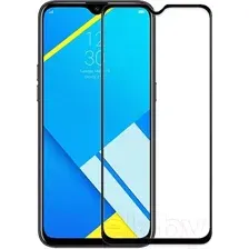 Защитное стекло CASE Full Glue для Realme C2 (черный)