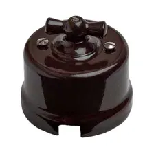 Выключатель Bironi B1-202-22 (коричневый)