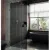 Душевая стенка MaybahGlass 79x195 MGD-274-4 (графитовое стекло/хром глянцевый)