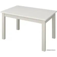 Кухонный стол Senira Кастусь 110-145x70 (белый/белый)