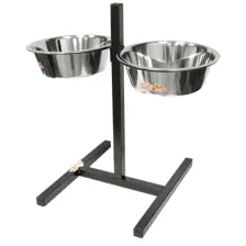 Подставка для мисок Zoonik 08822-1 (бронзовый, с мисками)
