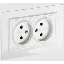 Розетка IEK Brite РС12-2-БрБ