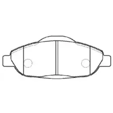 Тормозные колодки дисковые HSB HP9974