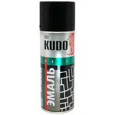 Эмаль аэрозольная универсальная KUDO RAL 9005 (черный глянцевый) 520 мл, KU-1002