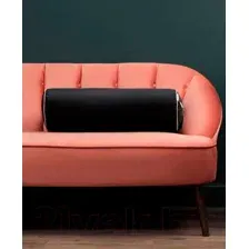 Подушка декоративная Sofi de Marko Блейк 50x18x18 / Под-Бл-50х18х18чер (черный)