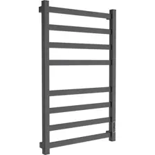 Полотенцесушитель Маргроид Ferrum Вид 81/10 Профильный СНШ 80x40 Черный матовый, скрытого монтажа, таймер справа