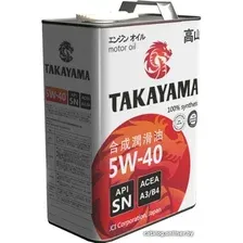 Моторное масло Takayama 5W-40 API SN/CF 1л