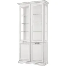 Шкаф-витрина Anrex Sevilla 2V2D (белый)