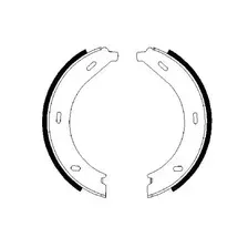 Тормозные колодки барабанные задняя ось BOSCH 0 986 487 605