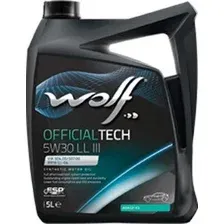 Моторное масло Wolf Official Tech 5W-30 LL III 5л