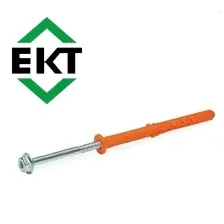 Дюбель рамный ЕКТ RD-H 10х120 с шурупом (нейлон)