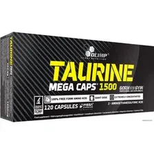 Таурин Olimp Taurine Mega Caps 1500 (120 капсул)