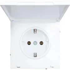 Розетка Lezard Zima 704-0288-123BQC (белый)