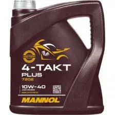 Моторное масло Mannol 4-Takt Plus 10W40 / MN7202-4 (4л)