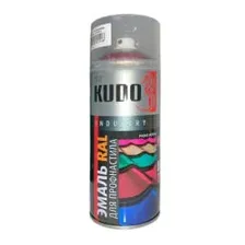 Эмаль аэрозольная для профнастила KUDO RAL 3005 (красный) 520 мл, KU-03005R
