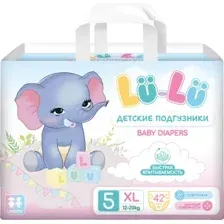 Подгузники Lu-Lu Diapers №5 (XL, 42 шт)