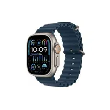 Apple Watch Ultra 2 LTE 49 мм (титановый корпус, титановый/синий, ремешок из эластомера)