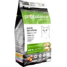 Сухой корм для кошек ProBalance Sensitive с курицей и рисом (1.8кг)