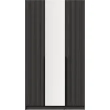 Шкаф Black Red White SZF2D1L (графит/графит)