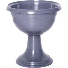 Ваза садовая Gardenplast Тюльпан / 84003 (графитовый)