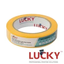 Скотч (лента) малярный 25 мм 50 м LUCKY Washi razor line