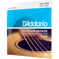 Струны для гитары D'Addario EJ16