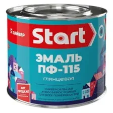 Эмаль ПФ-115 Start зеленая, 1,8 кг