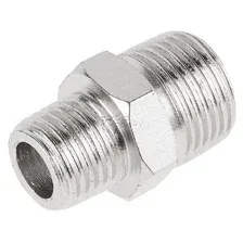 Переходник наружная резьба G3/8-наружная резьба G1/4 ECO сталь (AS-MT38/MT14)
