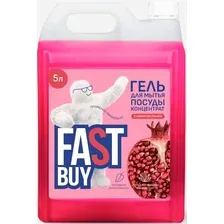 Гель для мытья посуды FASTBUY Power Wash Гранат 5 л