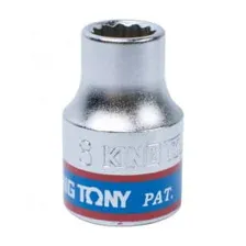 Головка торцевая двенадцатигранная 3/8" 8 мм KING TONY 333008M
