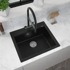 Кухонная мойка ZorG Rock 60 Premium black metallic