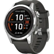 Умные часы Garmin Fenix 7S Pro Solar (серебро/графит)