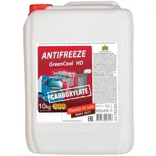 Антифриз GreenCool HD Carboxylate / 000007249 (10кг, красный)