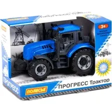 Трактор Полесье Прогресс 91215 (синий)