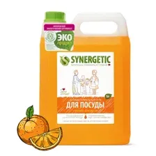 Средство для мытья посуды Synergetic сочный апельсин, 5 л