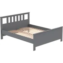 Кровать Mio Tesoro Сага 160x200 2.08.04.070.4 (серый)