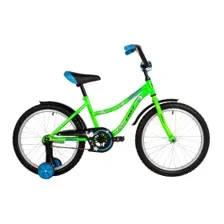 Велосипед FOXX 20", NEPTUNE салатовый, защита цепи, короткие крылья, нет багажника